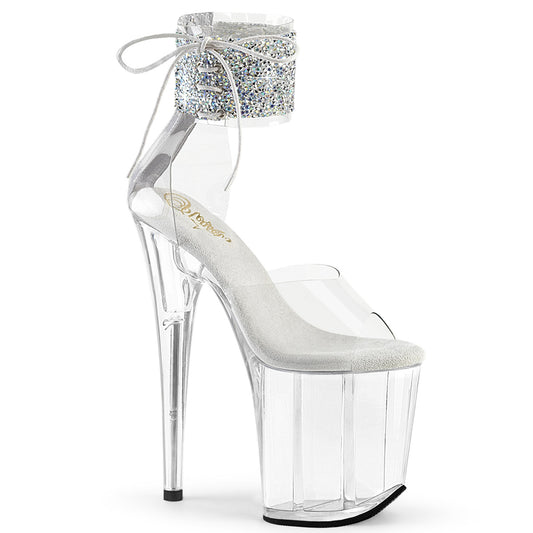 【PLEASER】FLAMINGO-824RS-02 シューズ Clr-Slv AB RS/Clr【取寄】