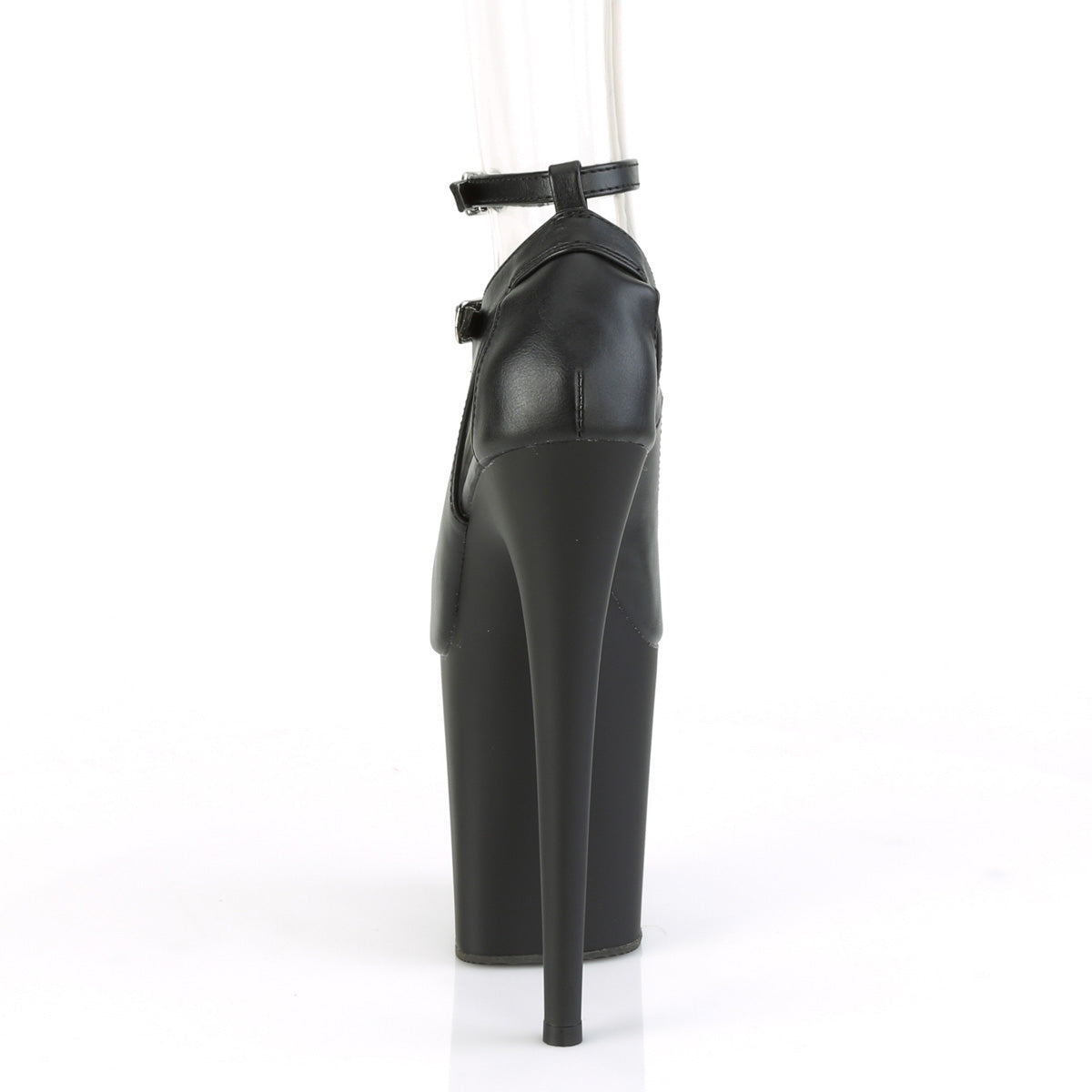 【PLEASER】FLAMINGO-850 プラットフォームシューズ Blk Faux Leather/Blk Matte【取寄】