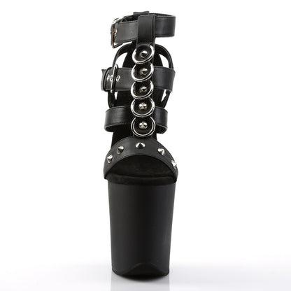 【PLEASER】FLAMINGO-858 シューズ Blk Faux Leather/Blk Matte【取寄】