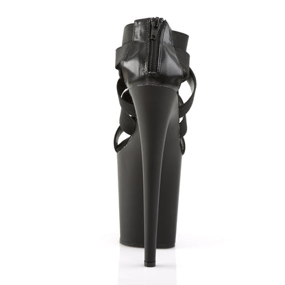 【PLEASER】FLAMINGO-869 シューズ Blk Elastic Band-Faux Leather/Blk Matte【取寄】