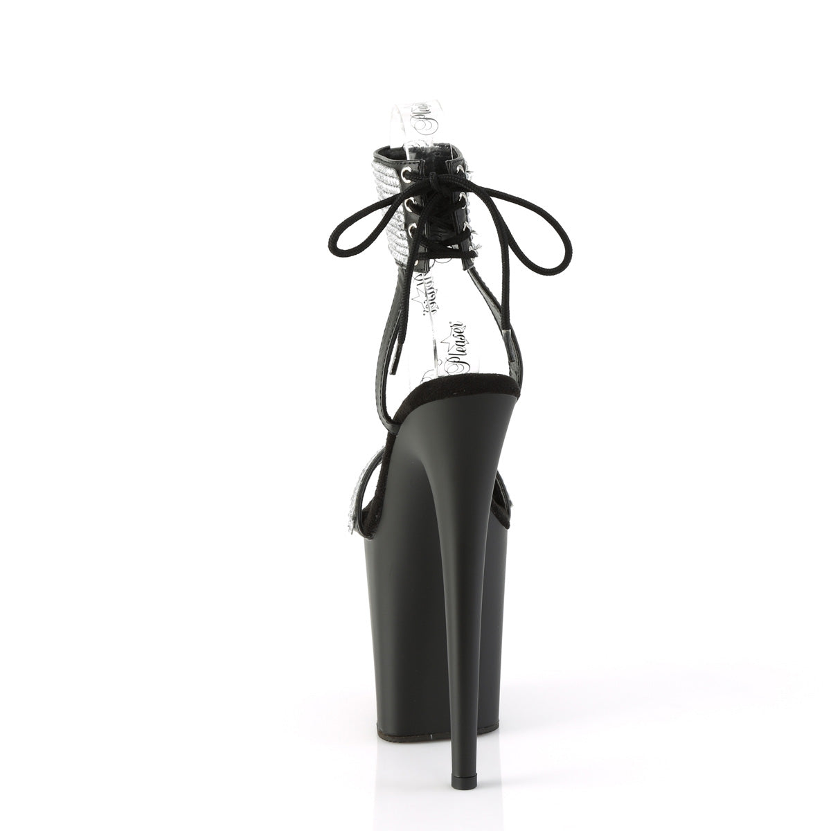 【PLEASER】FLAMINGO-870 プラットフォームシューズ Blk Faux Leather-RS/Blk Matte【取寄】