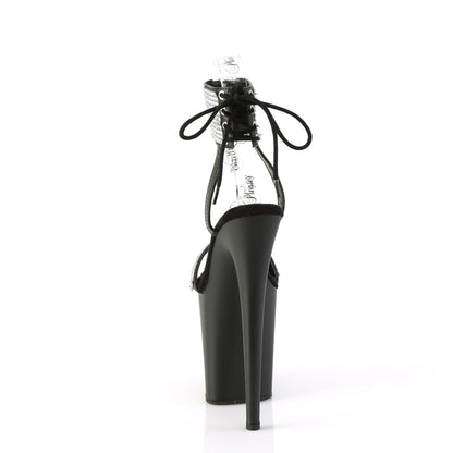 【PLEASER】FLAMINGO-870 プラットフォームシューズ Blk Faux Leather-RS/Blk Matte【取寄】