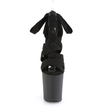 【PLEASER】FLAMINGO-876 シューズ Blk Faux Suede/Blk Matte【取寄】