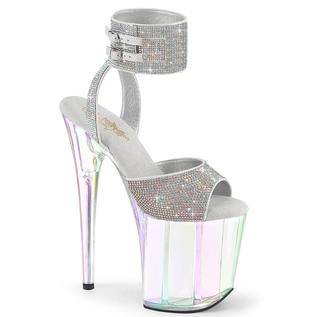 【PLEASER】FLAMINGO-891HTRS プラットフォームシューズ Slv AB RS-TPU/Holo Tinted【取寄】