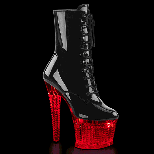 【PLEASER】FLASHDANCE-1020SPEC プラットフォームシューズ Blk/Clr【取寄】