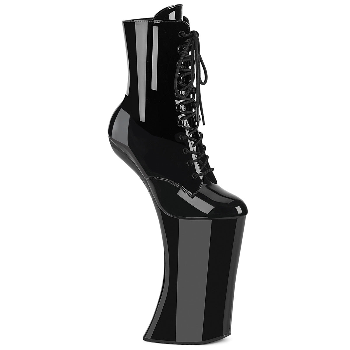 【PLEASER】FORBIDDEN-1020 シューズ Blk Pat/Blk【取寄】