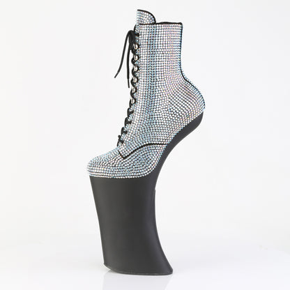 【PLEASER】FORBIDDEN-1020RS プラットフォームシューズ Slv AB RS/Blk Matte【取寄】