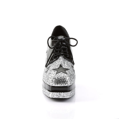 【FUNTASMA】GLAMROCK-02 シューズ Blk Pat-Slv Gltr【取寄】