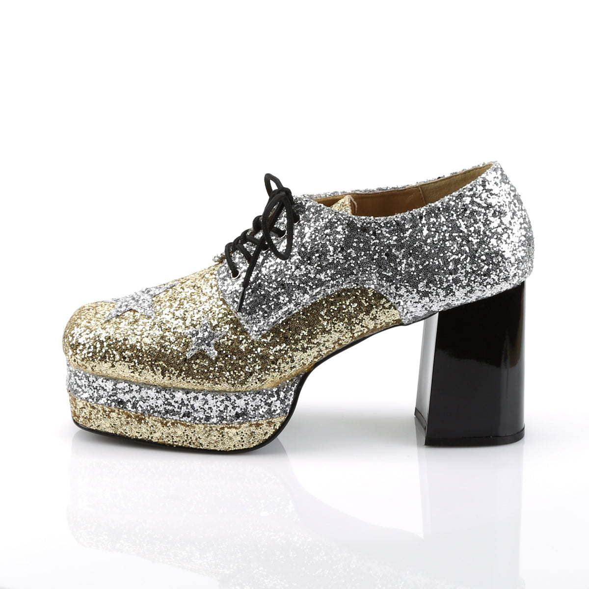 【FUNTASMA】GLAMROCK-02 シューズ Slv-Gold Glitter【取寄】