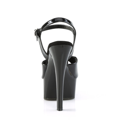 【PLEASER】GLEAM-609 シューズ Blk Pat/Blk【取寄】