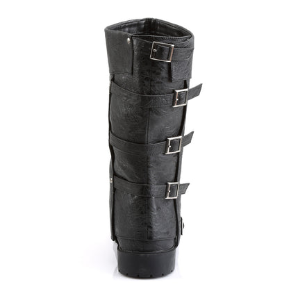 【FUNTASMA】GOTHAM-105 ブーツ Blk Distressed Pu【取寄】