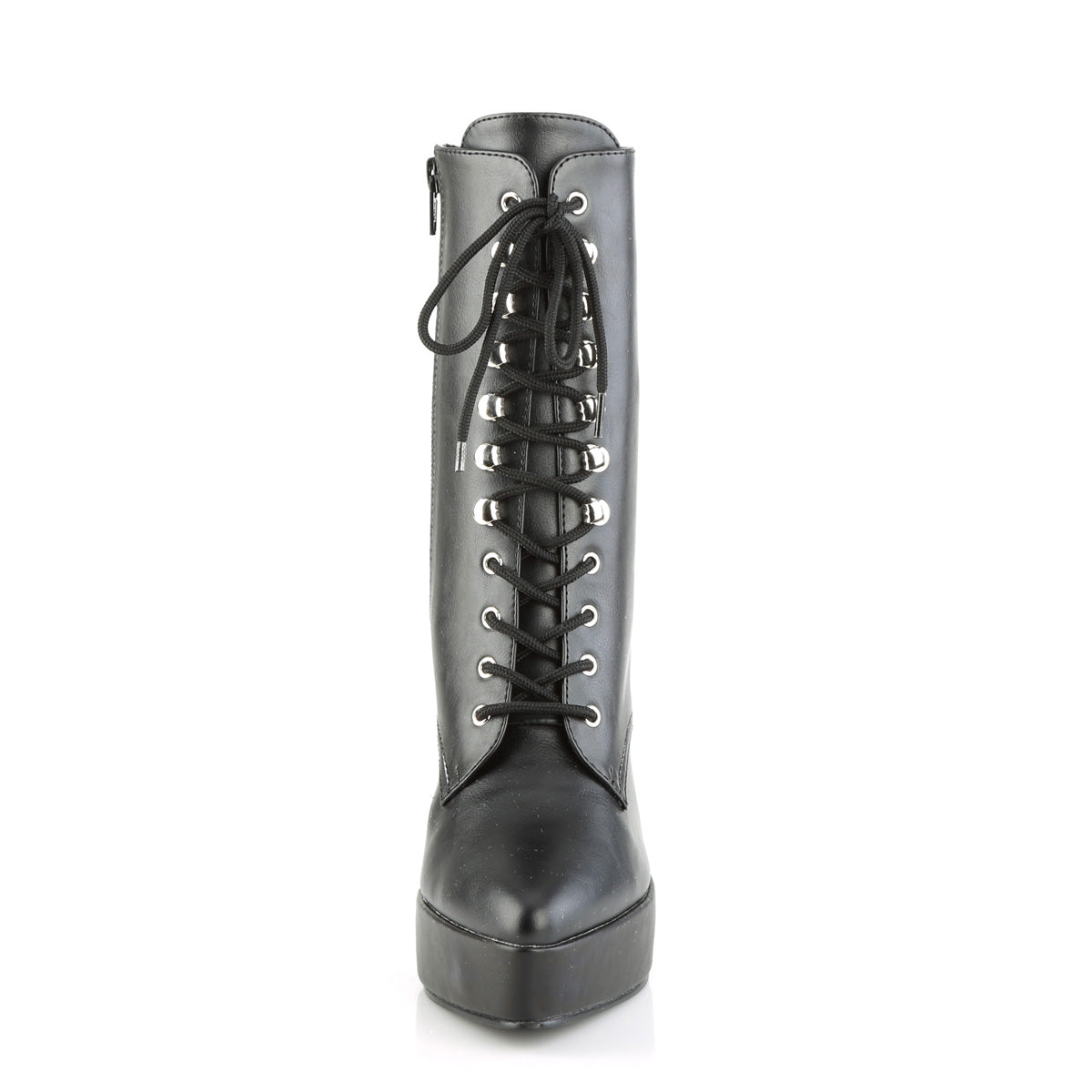 【DEVIOUS】INDULGE-1020 プラットフォームシューズ Blk Faux Leather【取寄】