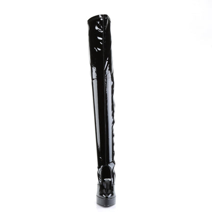 【DEVIOUS】INDULGE-3000 プラットフォームシューズ Blk Str Pat【取寄】