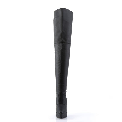 【DEVIOUS】INDULGE-3011 プラットフォームシューズ Blk Leather (P)【取寄】