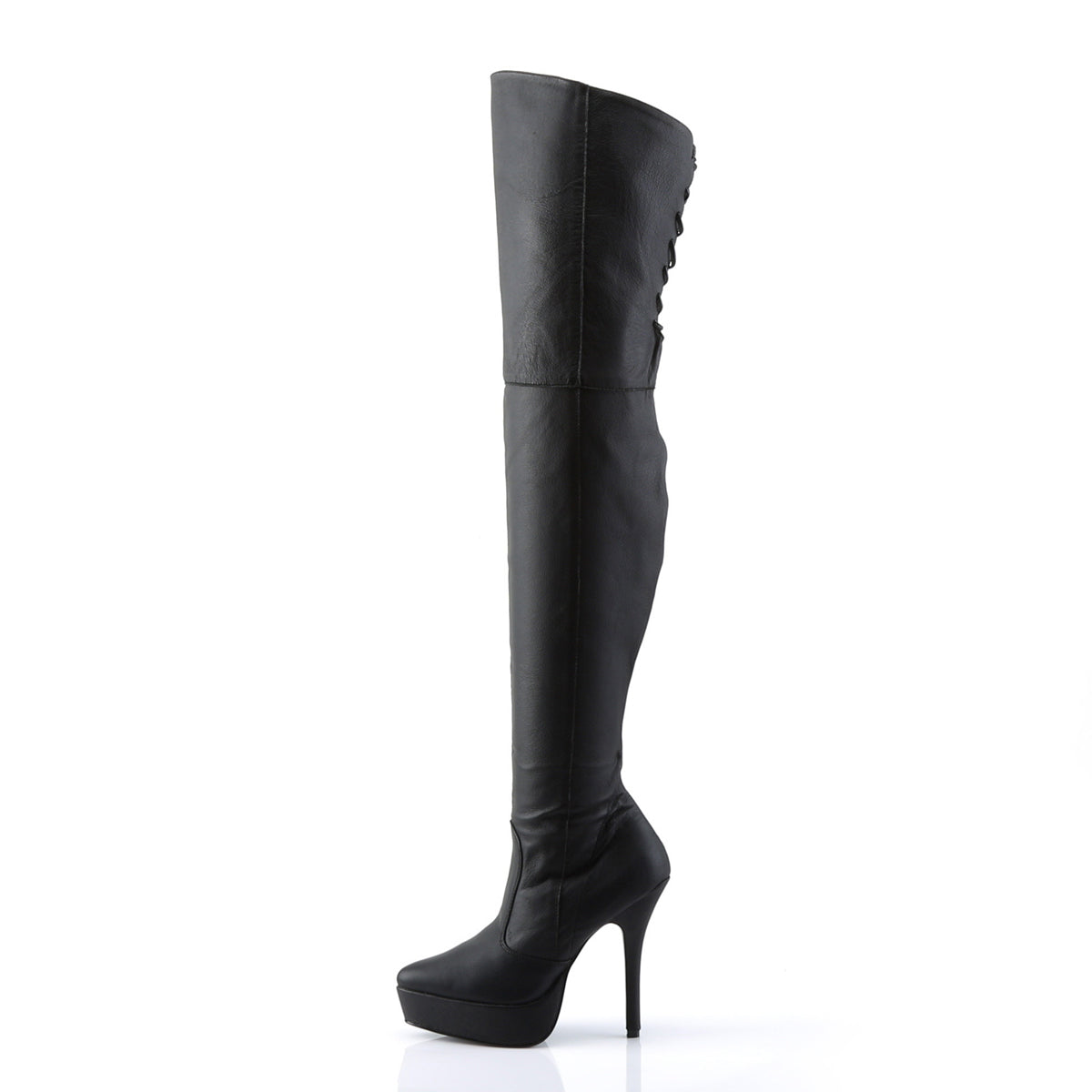 【DEVIOUS】INDULGE-3011 プラットフォームシューズ Blk Leather (P)【取寄】