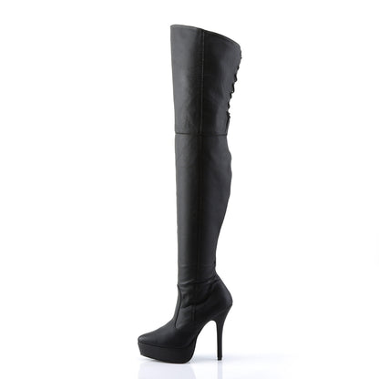 【DEVIOUS】INDULGE-3011 プラットフォームシューズ Blk Leather (P)【取寄】