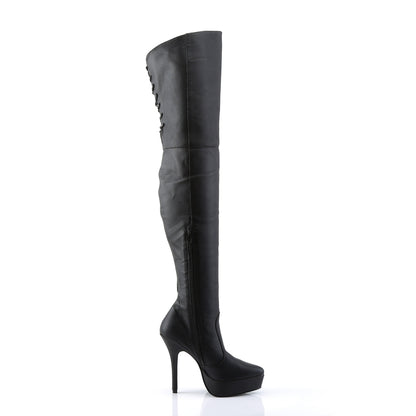 【DEVIOUS】INDULGE-3011 プラットフォームシューズ Blk Leather (P)【取寄】