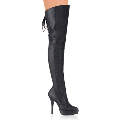 【DEVIOUS】INDULGE-3011 プラットフォームシューズ Blk Leather (P)【取寄】