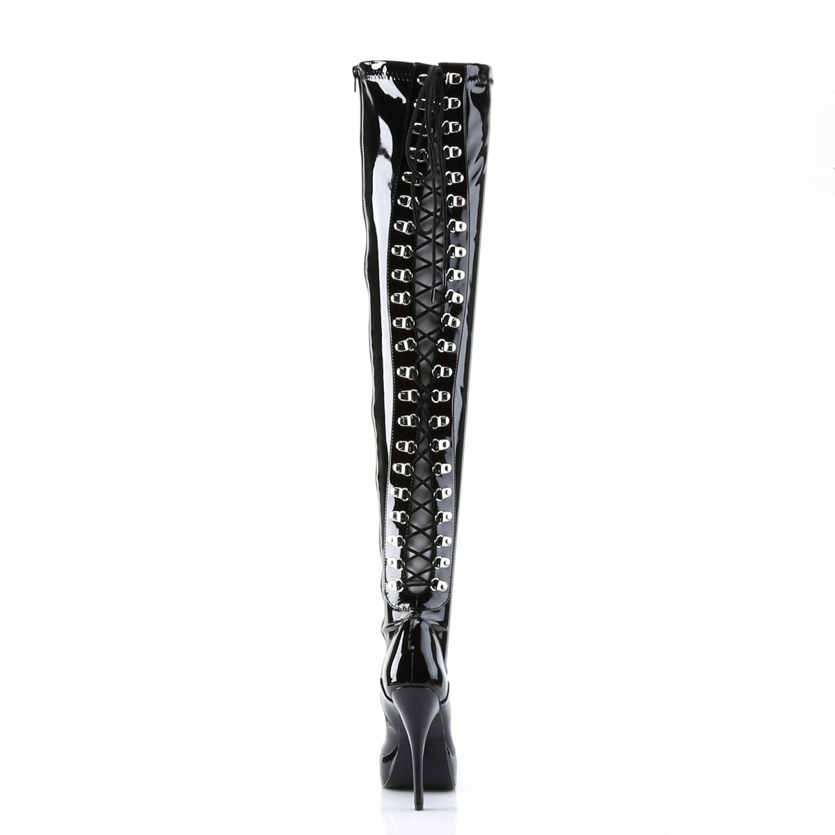 【DEVIOUS】INDULGE-3063 プラットフォームシューズ Blk Str Pat【取寄】