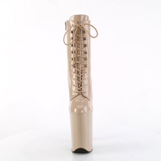 【PLEASER】INFINITY-1020 プラットフォームシューズ Nude Pat/Nude【取寄】