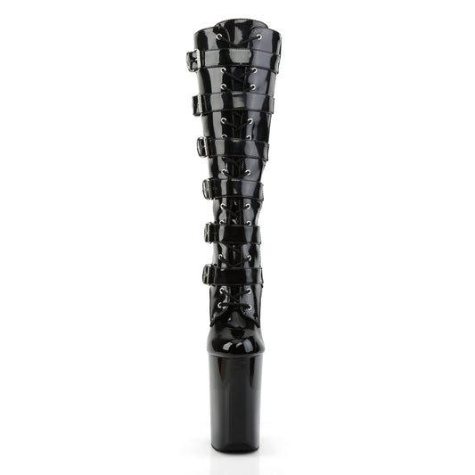 【PLEASER】INFINITY-2049 プラットフォームシューズ Blk Pat/Blk【取寄】