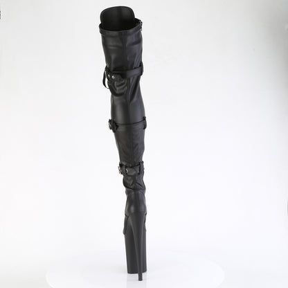 【PLEASER】INFINITY-3028 シューズ Blk Str Faux Le/Blk Matte【取寄】