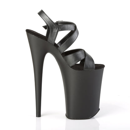 【PLEASER】INFINITY-997 シューズ Blk Faux Leather/Blk Matte【取寄】