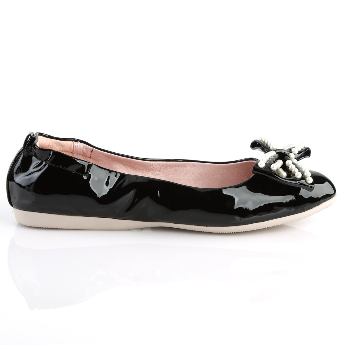 【PIN UP COUTURE】IVY-09 シングルソールシューズ Blk Pat【取寄】