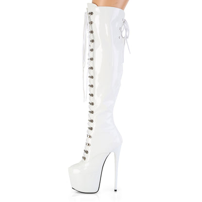 【PLEASER】JUBILANT-3012 プラットフォームシューズ Wht Str. Pat【取寄】