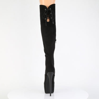 【PLEASER】JUBILANT-3012FS シューズ Blk Faux Suede【取寄】