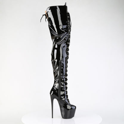 【PLEASER】JUBILANT-4012 プラットフォームシューズ Blk Str. Pat【取寄】