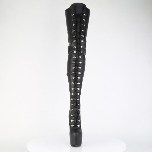 【PLEASER】JUBILANT-4012 シューズ Blk Str. Faux Leather【取寄】