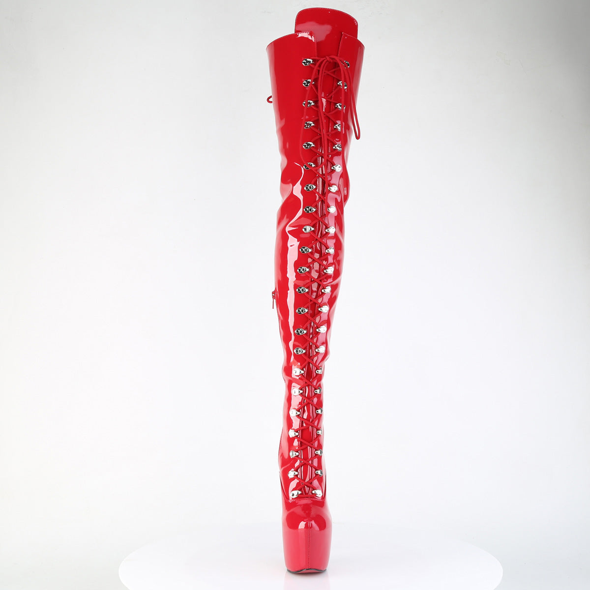【PLEASER】JUBILANT-4012 プラットフォームシューズ Red Str. Pat【取寄】