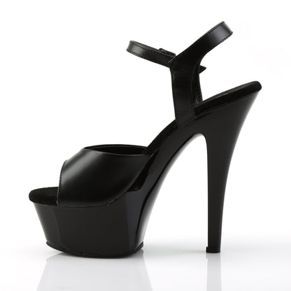【PLEASER】KISS-209 シューズ Blk Leather/Blk【取寄】
