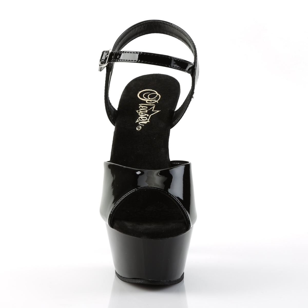 【PLEASER】KISS-209 シューズ Blk Pat/Blk【取寄】