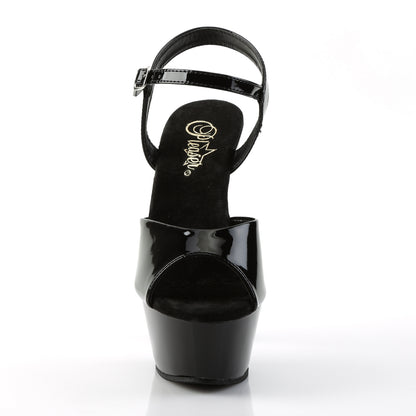 【PLEASER】KISS-209 シューズ Blk Pat/Blk【取寄】