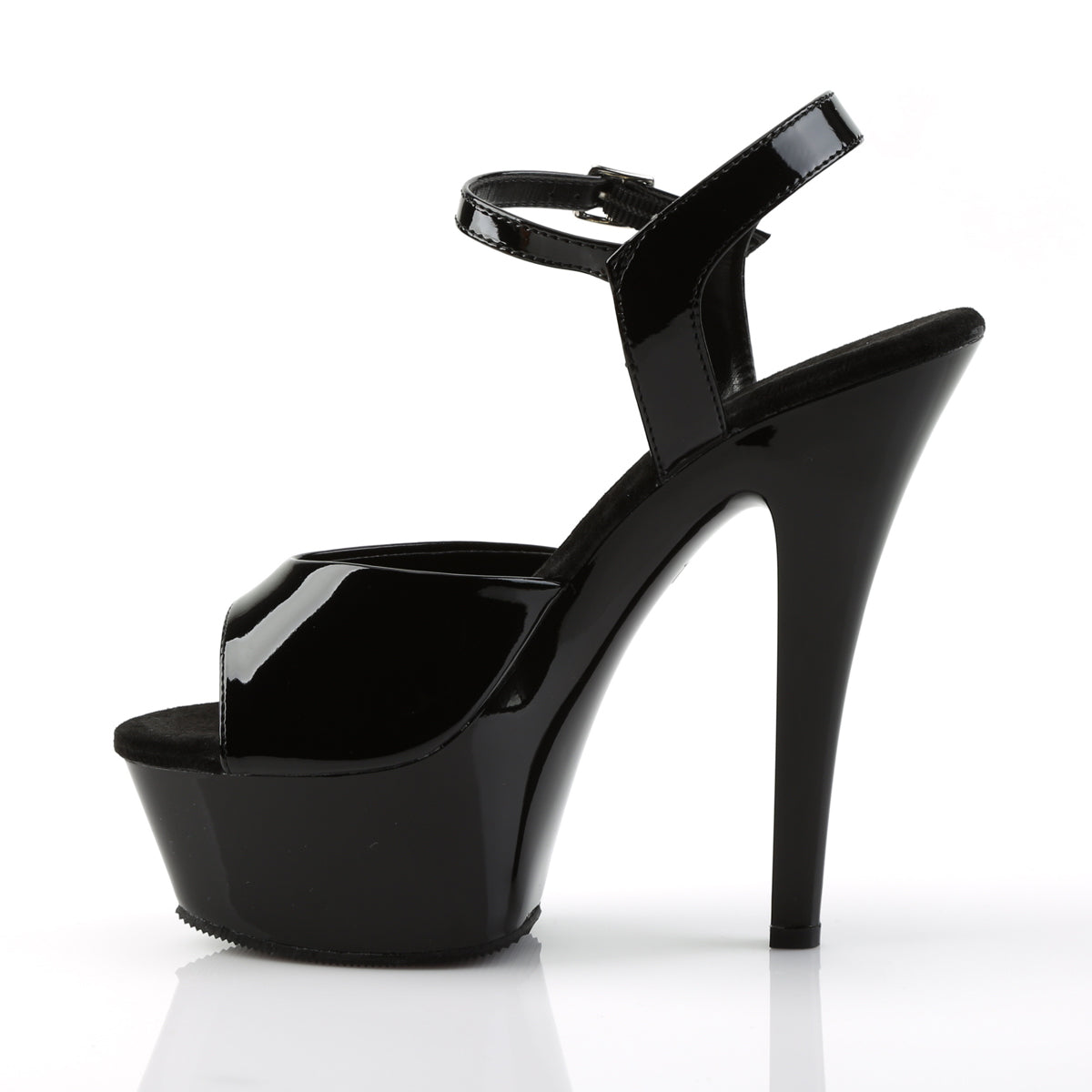 【PLEASER】KISS-209 プラットフォームシューズ Blk Pat/Blk【取寄】
