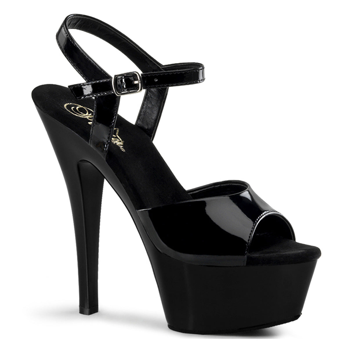 【PLEASER】KISS-209 プラットフォームシューズ Blk Pat/Blk【取寄】