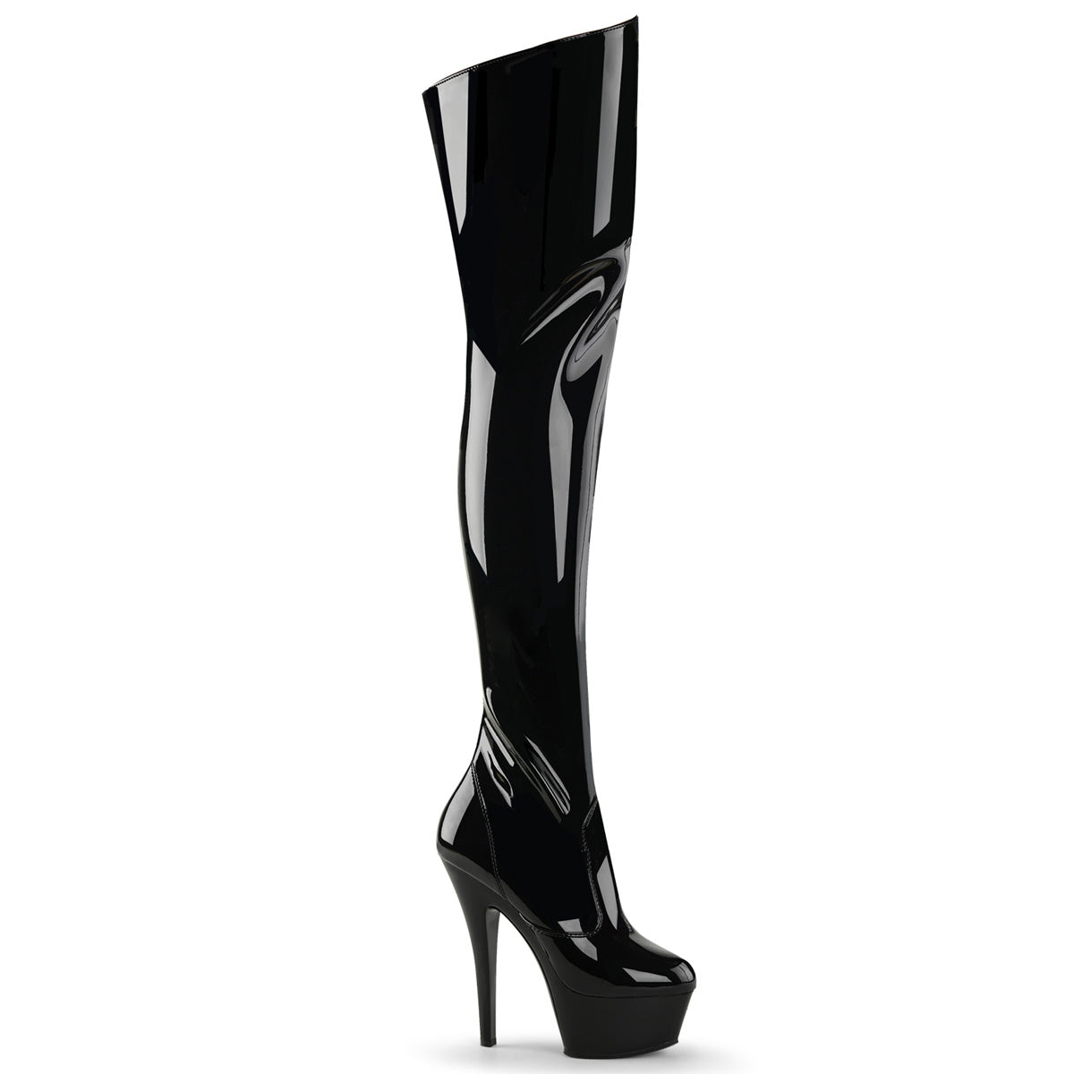 【PLEASER】KISS-3010 シューズ Blk Pat/Blk【取寄】