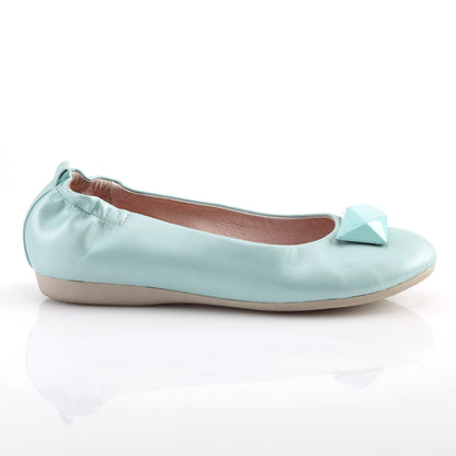 【PIN UP COUTURE】OLIVE-08 シングルソールシューズ Aqua Faux Leather【取寄】