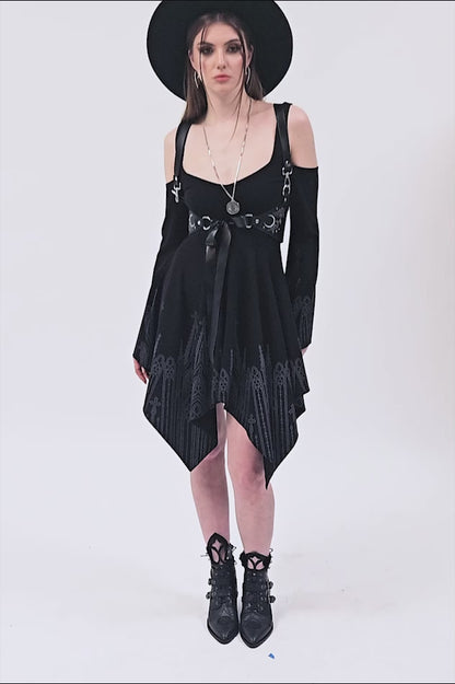 【RESTYLE】ドレス＊INFERNAL CHAPEL MINI DRESS【取寄】