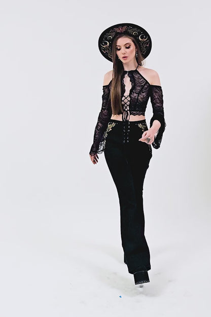 【RESTYLE】パンツ＊BOTANICA BELLBOTTOMS【取寄】