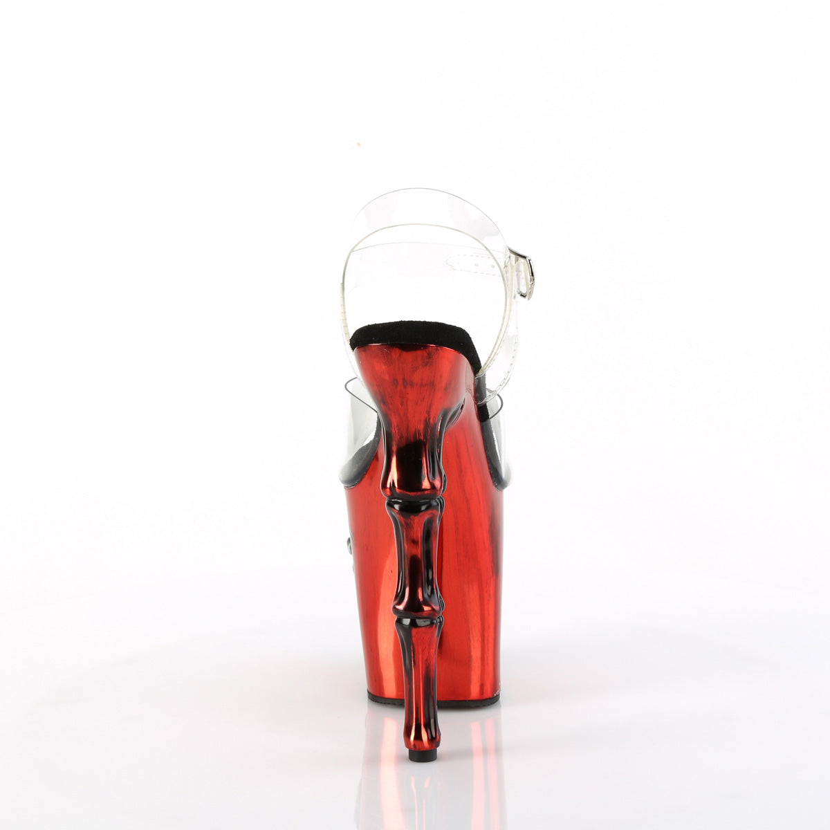 【PLEASER】RAPTURE-808-LT プラットフォームシューズ Clr/Satin Red Chrome【取寄】