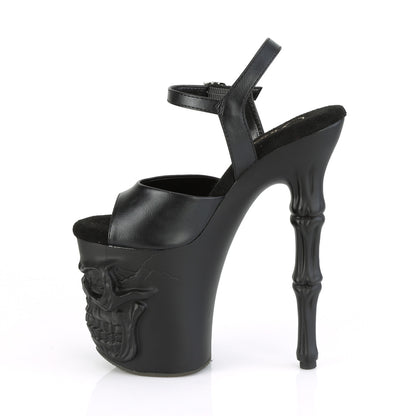 【PLEASER】RAPTURE-809 シューズ Blk Faux Leather/Blk Matte【取寄】