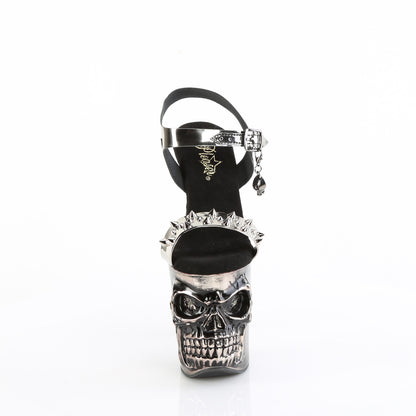 【PLEASER】RAPTURE-812-LT シューズ Pewter TPU/Satin Pewter Chrome【取寄】