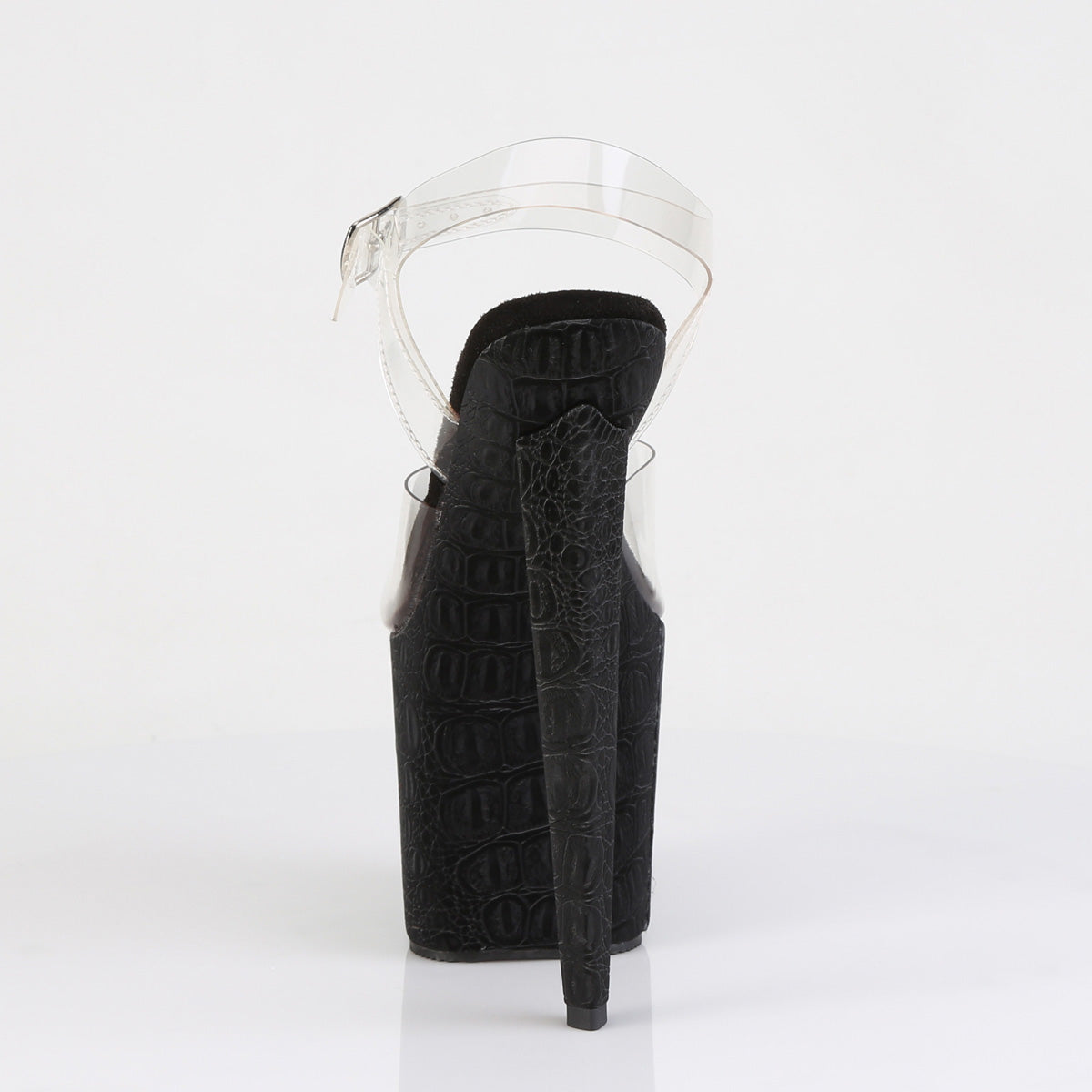 【PLEASER】RAZZLE-808WR シューズ Clr/Blk Reptile Print【取寄】