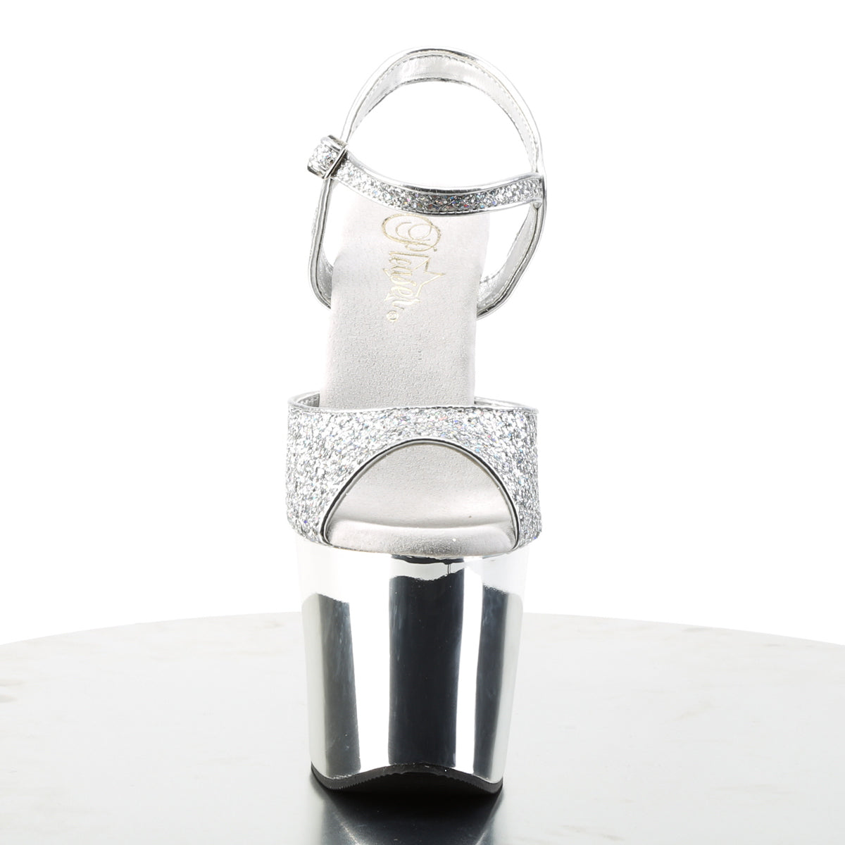 【PLEASER】REVOLVER-709G シューズ Slv Multi Gltr/Slv Chrome【取寄】