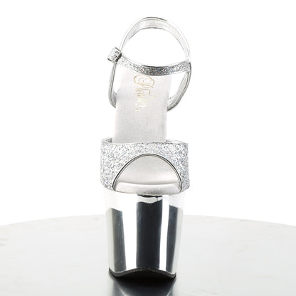 【PLEASER】REVOLVER-709G シューズ Slv Multi Gltr/Slv Chrome【取寄】
