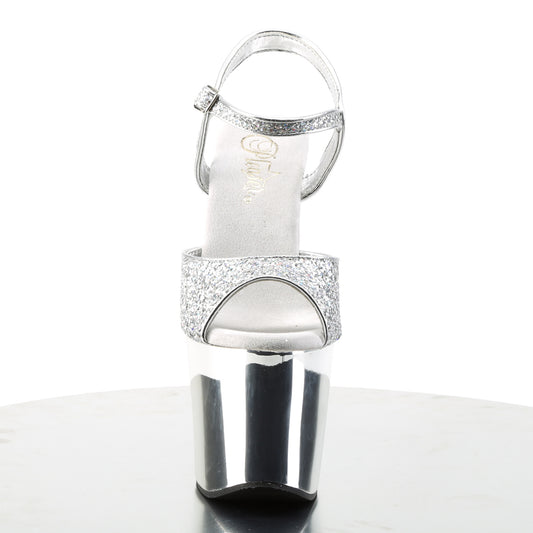 【PLEASER】REVOLVER-709G シューズ Slv Multi Gltr/Slv Chrome【取寄】
