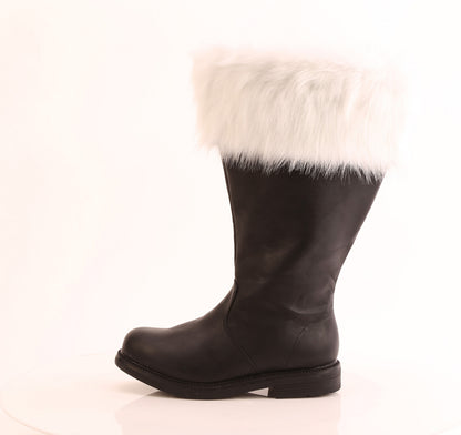 【FUNTASMA】SANTA-106WC シューズ Blk Pu-Wht Faux Fur【取寄】